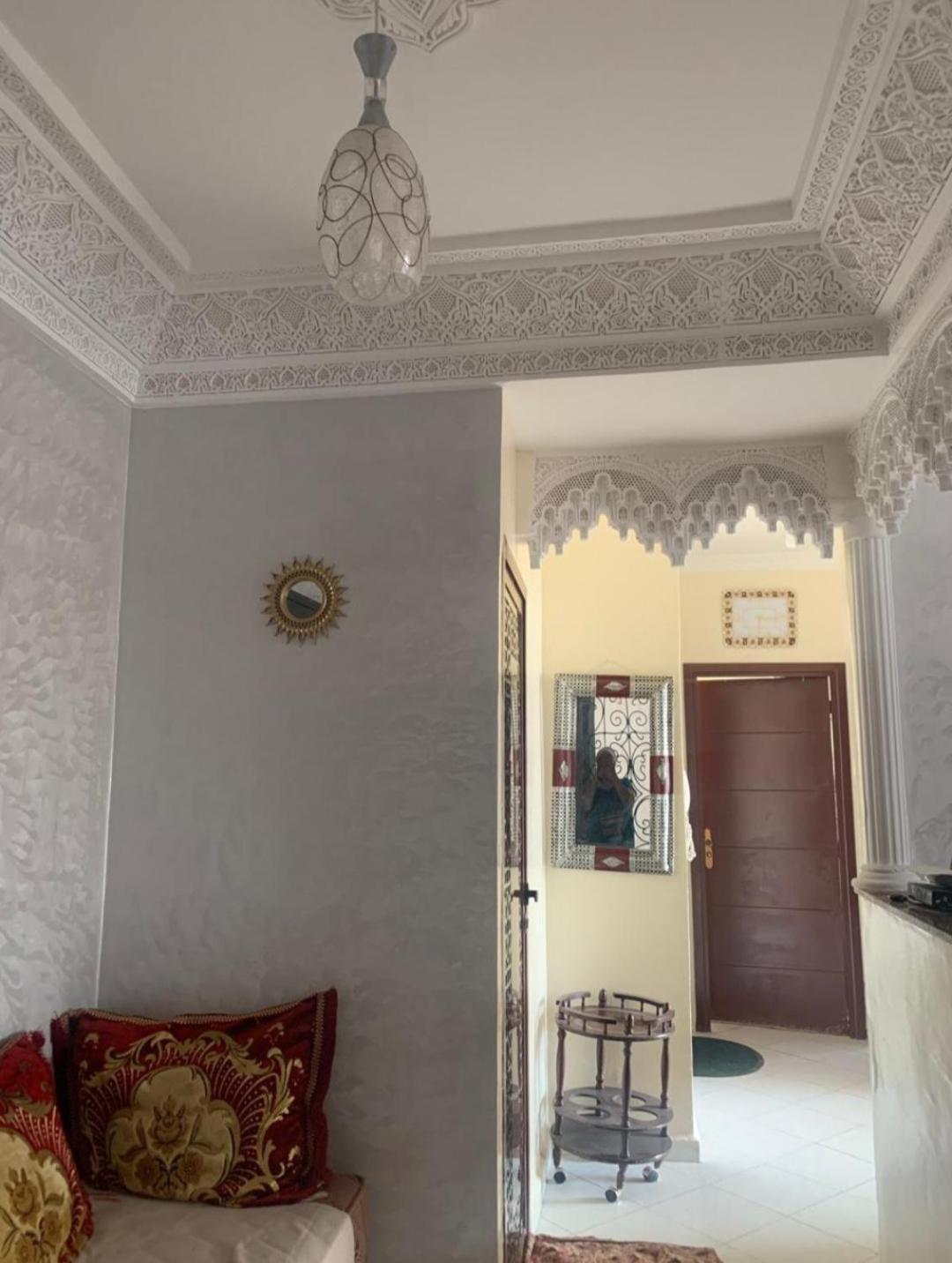 Adorable Apartamento A 8 Min Del Aeropuerto De Casablanca,Wifi Ultra Rapido Y Parking Gratis Derroua Exteriér fotografie